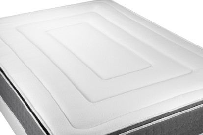 Ensemble Matelas Sommier 160x200 cm - 2 Sommiers Blanc - Vingt-Six PLUS