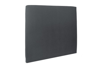 Tête de lit 200 cm Tapissée - Tissu Velours Gris Anthracite