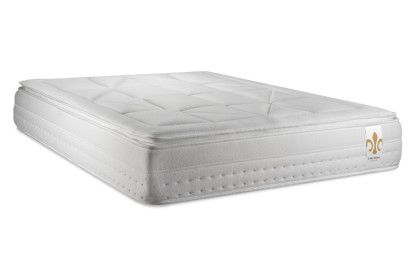 Pack lit complet 160x200 cm - Matelas + Sommier Blanc + 2 oreillers + Couette - Vingt-Huit PLUS