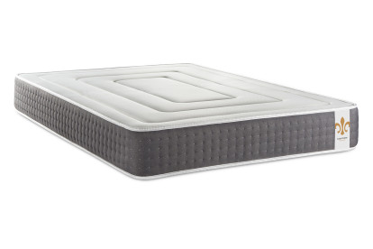 Ensemble Matelas Sommier 140x200 cm - Sommier Blanc (déjà monté) - Vingt-Six