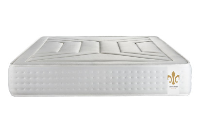 Ensemble Matelas Sommier 200x200 cm - 2 Sommiers Gris - Vingt-Quatre