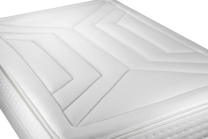 Matelas 180x200 cm Ressorts ensachés et Mémoire de forme - Vingt-Quatre PLUS