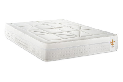 Pack lit complet 140x190 cm - Matelas + Sommier Gris (en kit) + 2 oreillers + Couette - Vingt-Huit