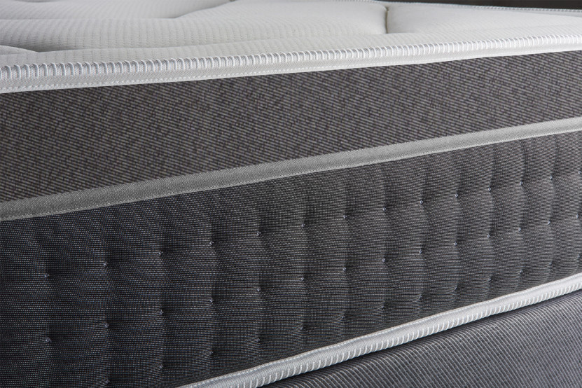 Ensemble Matelas Sommier 140x200 cm - Sommier Blanc (déjà monté) - Trente
