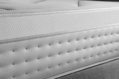 Ensemble Matelas Sommier 160x200 cm - Sommier Blanc (déjà monté) - Vingt-Huit