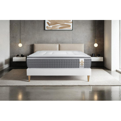 Matelas 160x200 cm Ressorts ensachés et Mémoire de forme - Vingt-Six PLUS