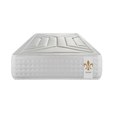 Ensemble Matelas Sommier 90x200 cm - Sommier Gris (en kit) - Vingt-Quatre