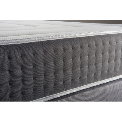 Ensemble Matelas Sommier 180x200 cm - 2 Sommiers Blanc - Vingt-Six