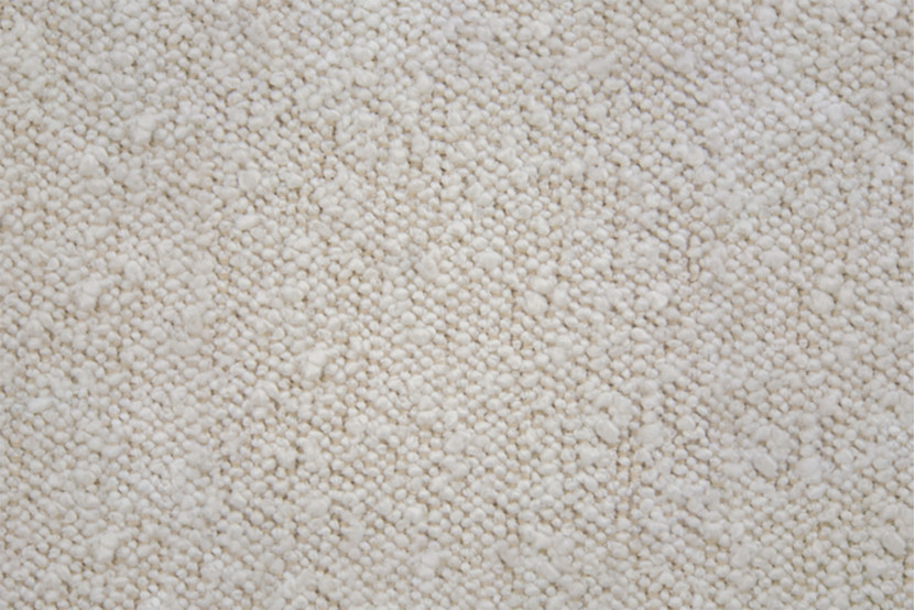 Tête de lit 140 cm Tapissée - Tissu Bouclette Beige Clair