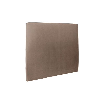 Tête de lit 150 cm Tapissée - Tissu Velours Taupe