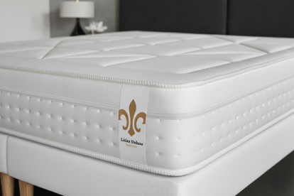 Ensemble Matelas Sommier 180x200 cm - 2 Sommiers Gris - Vingt-Huit
